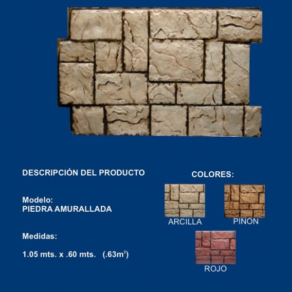 piedra amurallada