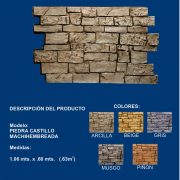 piedra castillo machiembrada